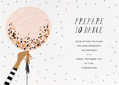 Ready to Burst - Birthday Invitation by Mr. Boddington's Studio