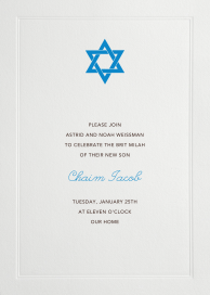 Standard - Bris/Baby Naming Invitation by Paperless Post