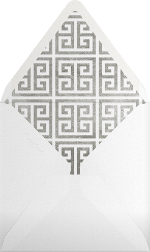 Greek Key Holiday - jonathan_adler Envelope