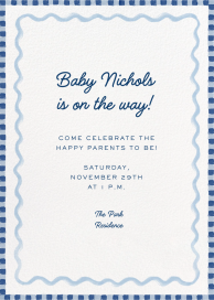 Stripes and Waves - Baby Shower Invitation by Martha Stewart