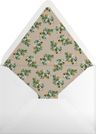 Kumquat Wreath - Paperless Post Envelope