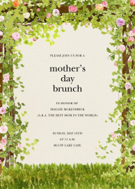 Spring Pergola - Mother's Day Invitation by Felix Doolittle