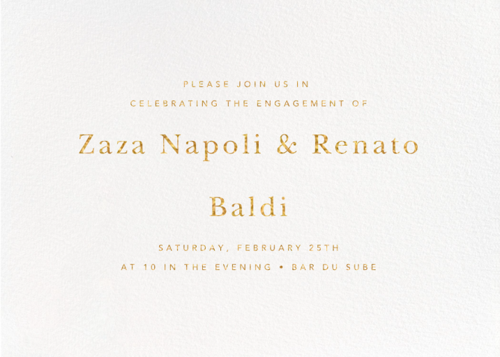 Wilcox - Engagement Party Invitation by Paperless Post