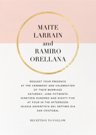 Metallic Circle by Paperless Post