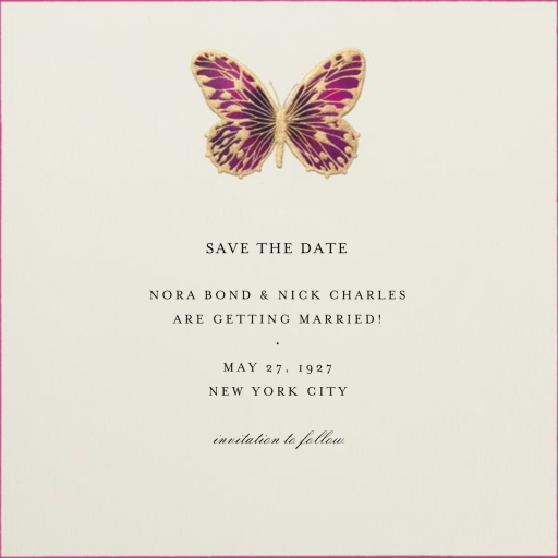 Hand Painted Butterfly by Bernard Maisner