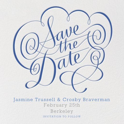 Confection (Save The Date) by Paperless Post