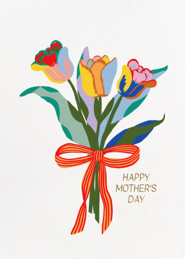 Bow Bouquet - Mother's Day Card by Hartland Cards