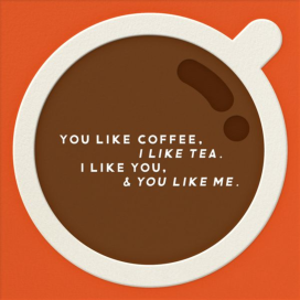 I Like Coffee - Anniversary Card by The Indigo Bunting