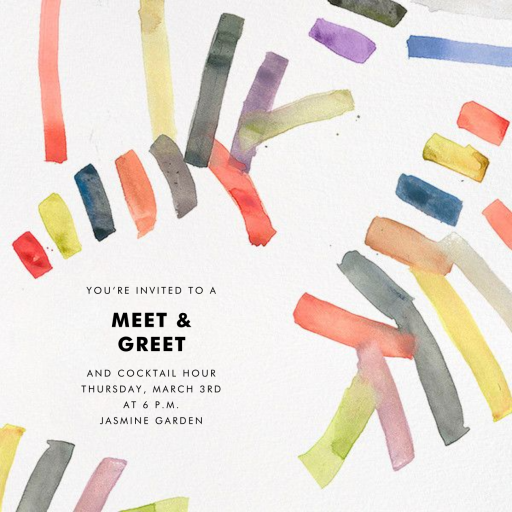 Sonnet - Business Event Invitation by Kelly Wearstler