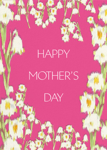 Garden Lilies (Greeting) - Mother's Day Card by Carolina Herrera