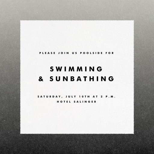 Gradient Border - Summer Party Invitation by Paperless Post