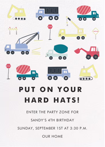 Dig It - Birthday Invitation by Meri Meri