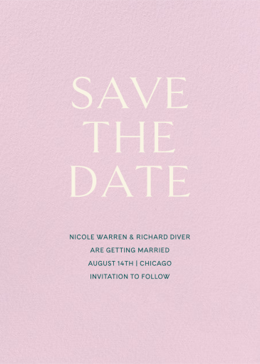 Primo - Save the Date by Venamour