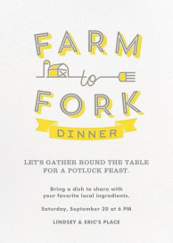 Farm to Fork Dinner by Crate & Barrel