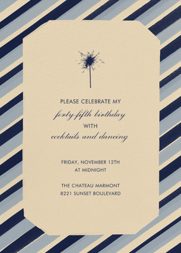 diagonal stripe tall - Invitation by paperless_post