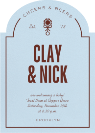 Cheers and Beers - Baby Shower Invitation by Paperless Post