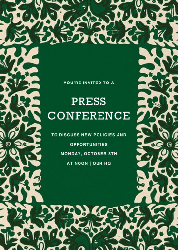 Simbad - Conference Invitation by Marimekko