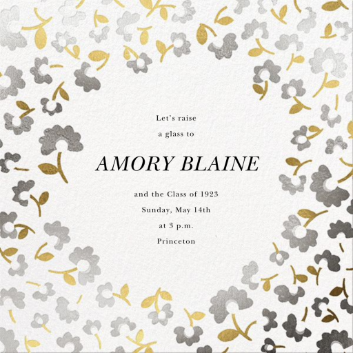 Mini Flowers - Graduation Party Invitation by kate spade new york