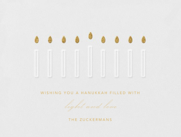 Hanukiah - Greeting Card by Paperless Post