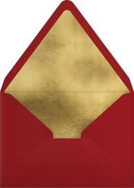 Festive Tree Holiday Invitation Envelope