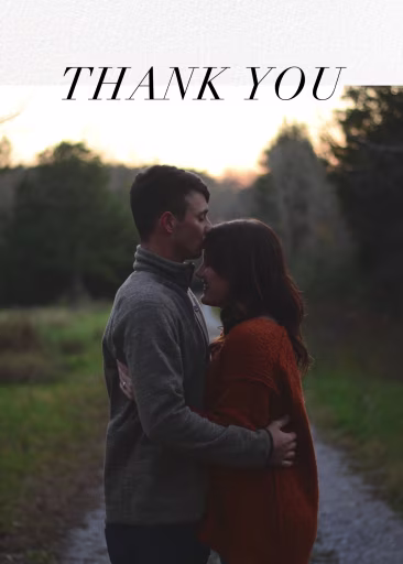 Top Form - Thank You Card by Paperless Post