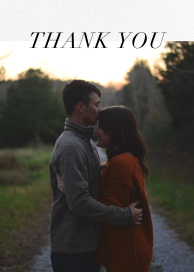 Top Form - Thank You Card by Paperless Post