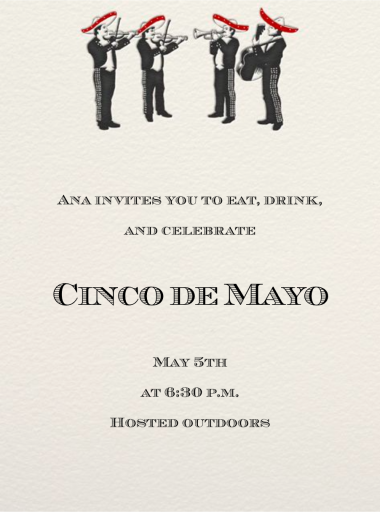 Mariachi Band - Invitation by Paperless Post