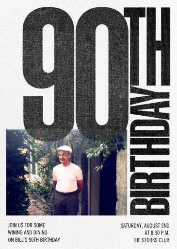 Biggie Photo - Birthday Invitation by Paperless Post