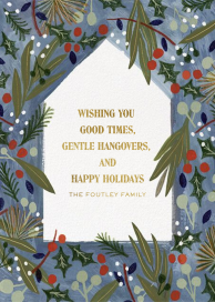 Lush Winter - Christmas Card by Paperless Post