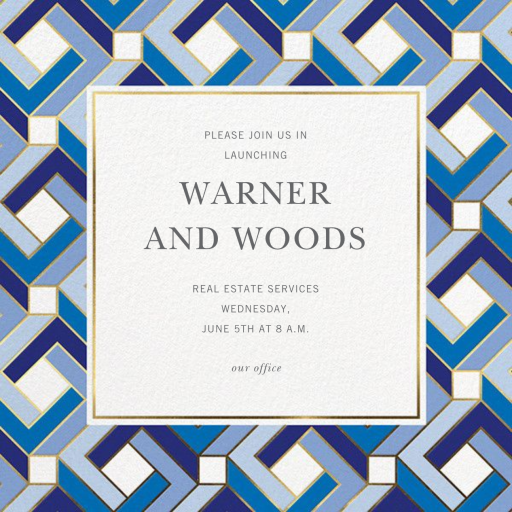 Penrose - Shopping Event Invitation by Jonathan Adler