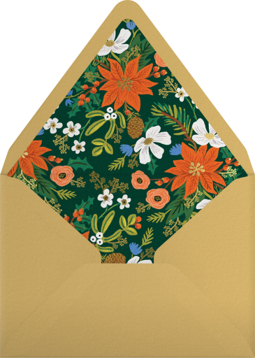 Cream Holiday Bouquet - Rifle Paper Co. Envelope