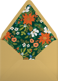 Cream Holiday Bouquet - Rifle Paper Co. Envelope