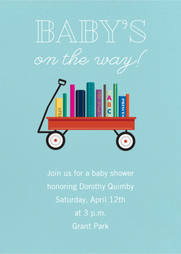 Book Shower - Baby Shower Invitation by Paper Source