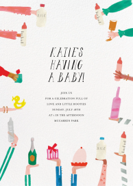 Baby June's All-Hands Meeting - Sip and See Invitation by Mr. Boddington's Studio