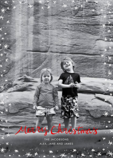 Holiday Wink - Holiday Card by Linda and Harriett