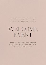Antique Pink - Get-Together Invitation by Paperless Post