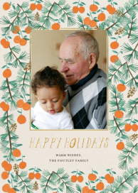 Citrus and Pine Photo - Holiday Card by Mr. Boddington's Studio