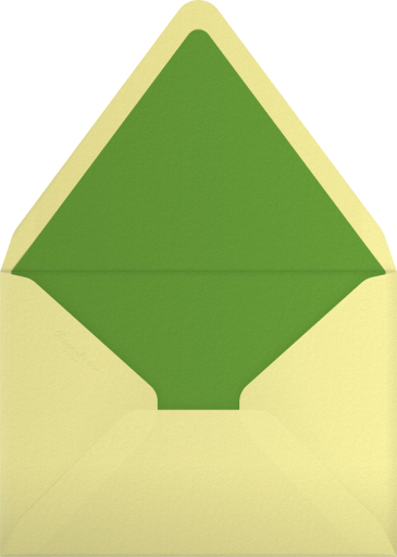 Party Frog Lily Pad Invitation Envelope