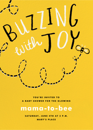 Buzzing with Joy by Paperless Post