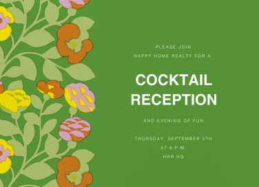 Green Green - Cocktail Party Invitation by Marimekko