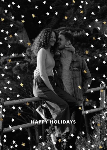 Sky Glitter Photo - Holiday Card by kate spade new york