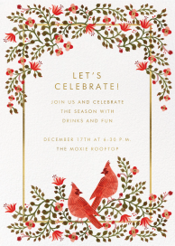 Cardinal Duo - Corporate Holiday Party Invitation by Rifle Paper Co.