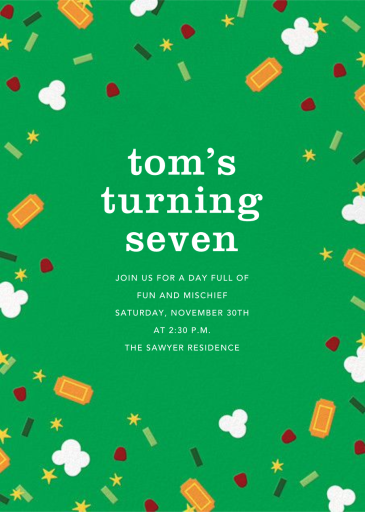 Filmfetti (Photo) - Birthday Invitation by Paperless Post - Back