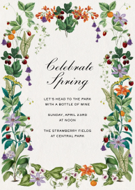Berry Blossoms (Invitation) by Stephanie Fishwick