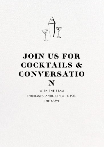 Full-Page Photo Tall (Double-Sided) - Cocktail Party Invitation by Paperless Post - Back