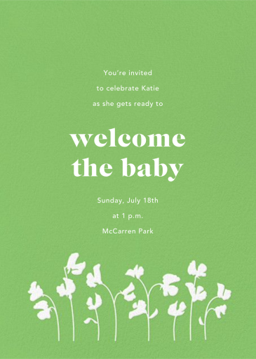 First Bloom - Baby Shower Invitation by Paperless Post