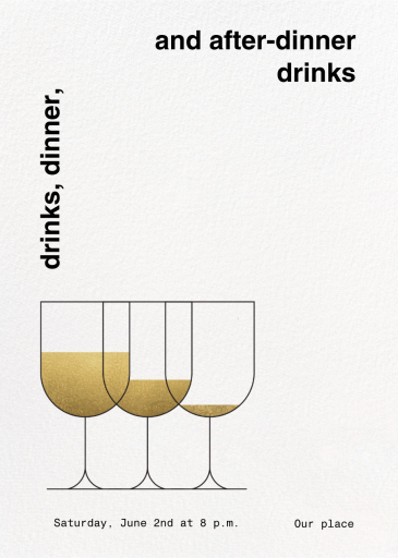 Top Up - Cocktail Party Invitation by Paperless Post