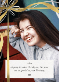 Proudly Present (Photo) - Birthday Card by Paperless Post