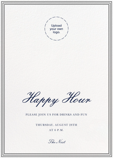 Lining Up - Happy Hour Invitation by Paperless Post
