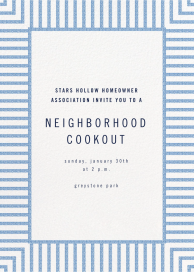 Seersucker Stripe - Get-Together Invitation by kate spade new york